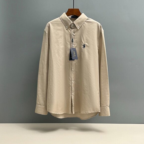 Ralph Lauren Khaki Polo Shirt - Picture 1 of 9